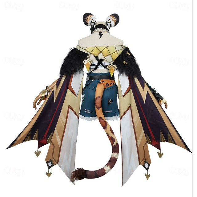  Elemental Saga Cosplay Xilonen Anime Cosplay Costume Shoes Cosplay Wigs Cosplay Suits Cosplay Wigs Cosplay Shoes Halloween Masquerade Performance Party Pants Sleeves Cloak For Women's Adults'