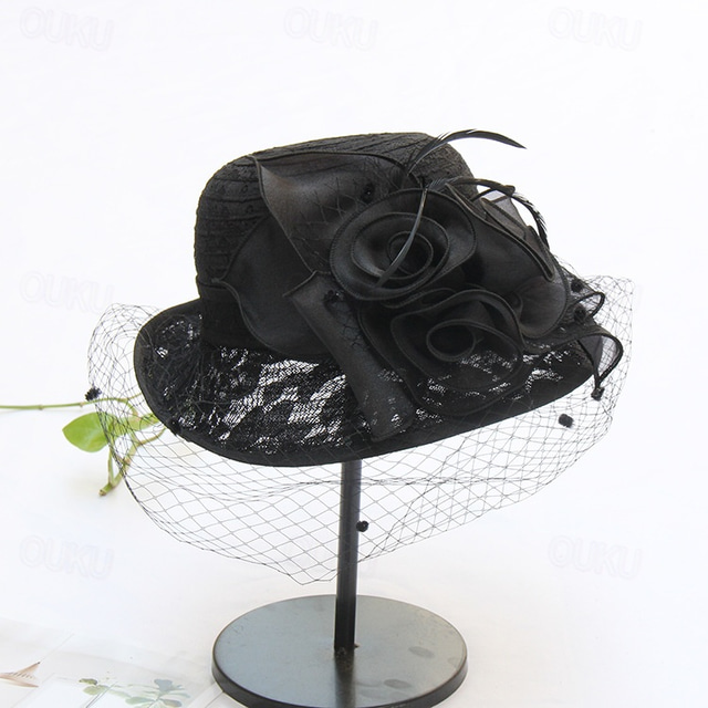  Huvudbonad Organza Bröllop Kvällsfest Elegant Bröllop Med Tyll Hårbonad Huvudbonader