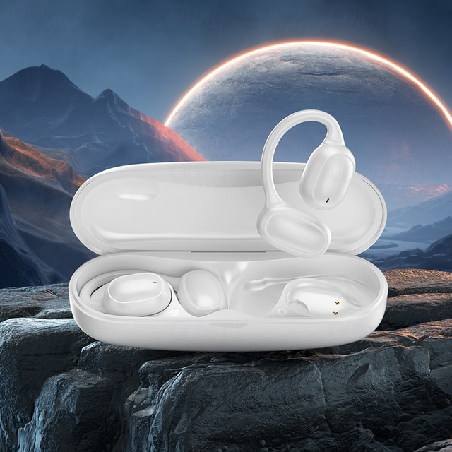  Cuffie wireless TWS, auricolari Bluetooth con scatola di ricarica, auricolari stereo sportivi con cancellazione del rumore, Bluetooth