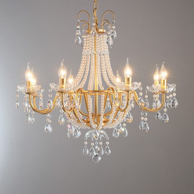  6-Light 10-Light 66 cm Egyedi dizájn Csillárok Fém Galvanizált Modern 110-120 V 220-240 V