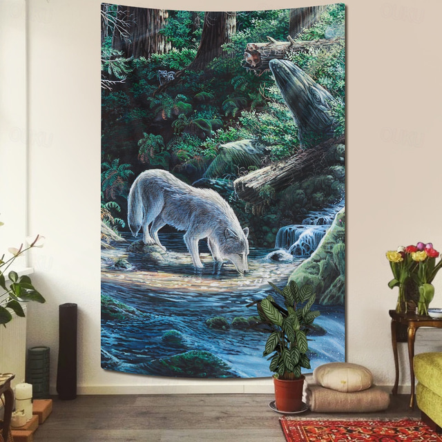  Dakota Daetwiler Hanging Tapestry Wall Art Large Tapestry Mural Decor Photograph Backdrop Blanket Curtain Home Bedroom Living Room Decoration 