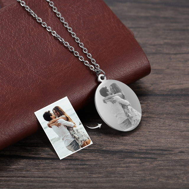  Personalized Custom Necklace with Photo Custom Best Gift for Mom, Grandmother, Wife, Girlfriend - Perfect for Mother’s Day, Women’s Day, Valentine’s Day, Anniversary, Birthday, and Christmas