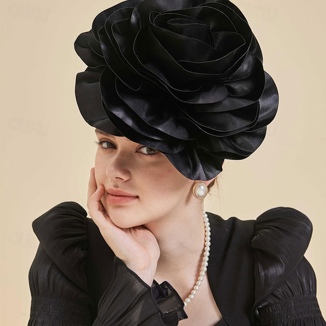  Tocados de flores, sombreros para fiestas de té para mujeres, sombrero Derby de Kentucky, tocados de rosas para bodas.