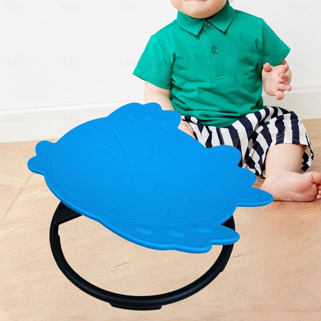 Kids Swivel Rotating Stool - Portable Anti-Slip Sensory Chair for Balance Improvement