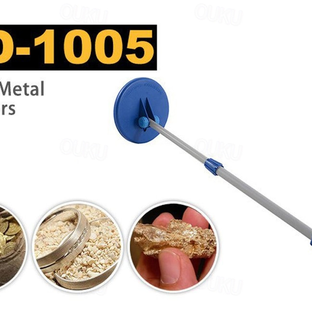  MD - 1005 Professional Underground Metal Detector - 3 - meter Gold Detector for Treasure Hunting and Archaeology, Educational Tool for Kids