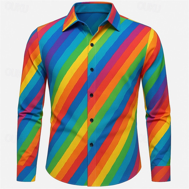  Retro 70. léta Tričko LGBTQ Duhová Pánské předvečer Všech svatých Karneval Pride Parade Měsíc hrdosti Festival Dospělé Tričko