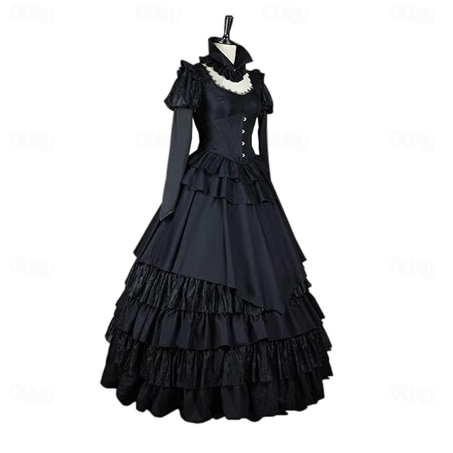  Rococo Victorian 18th Century Dress Party Costume Masquerade Ruffle Sleeve Maria Antonietta Women's Royal Carnival Performance Party & Evening Adults' Dress