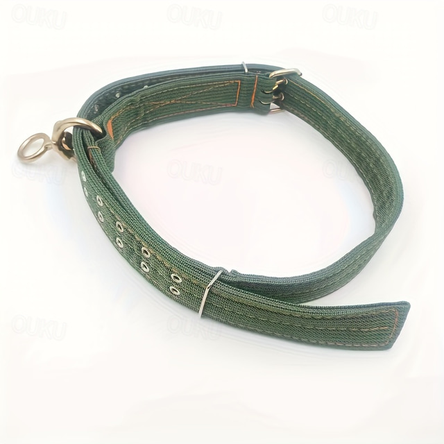  cavezza per bestiame in tela resistente, collare per collo di mucca rinforzato a quattro strati, collare in tela resistente con corda e bullone per mucche, pecore, cani e cavalli