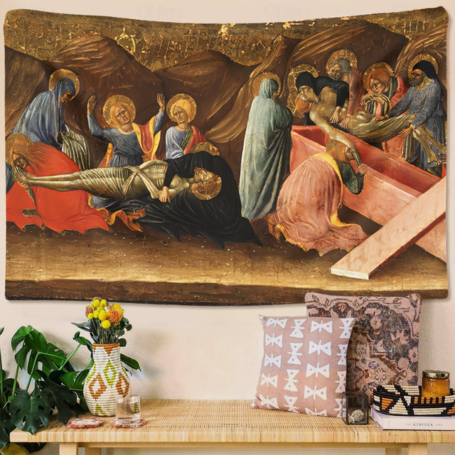  Medieval Tapestry Middle Age Hanging Tapestry Large Tapestry Mural Decor Photograph Backdrop Blanket Curtain Home Bedroom Living Room Decoration