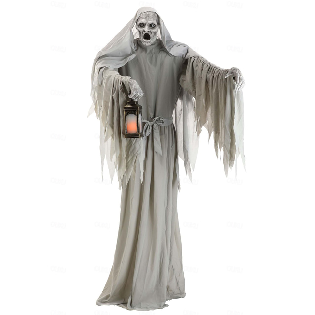  2,1 m animatronische Halloween-Dekoration „Frederick das schwebende Phantom“