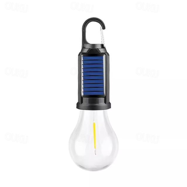  Solar Tent Lights, Tent Lights for Camping with Led, USB Camping Lantern Rechargeable, Camping Lanterns with Clip Hook, Outdoor Hanging Light Bulbs for Camping, Decorations and Flashlight