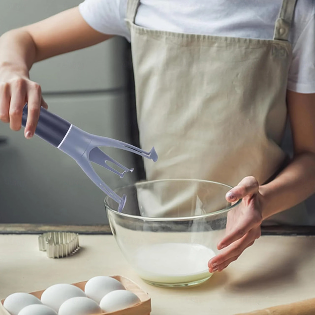  مضرب خفق أوتوماتيكي، خفاقات للطهي، مضرب خفق أوتوماتيكي قابل للتعديل بثلاث سرعات، أداة خفق، مضرب بيض مثلث الشكل، مضرب خفق كهربائي مثلث الشكل، أداة خلاط