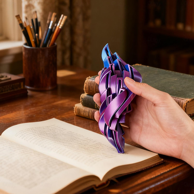  3D-tryckt fidgetbollleksak, dynamisk växelsfär med slime och stressavlastande skrivbordsleksak för vuxna och barn, utökad sensorisk andningsboll, cool 3D-tryckt fidgetpresent