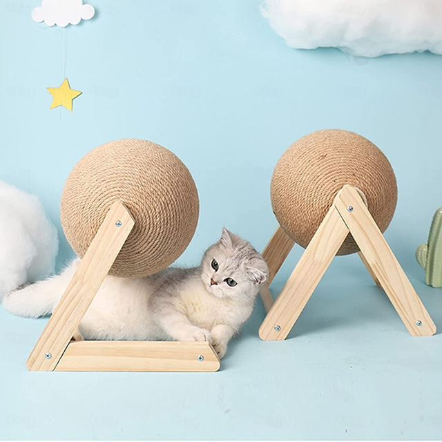  Gamelle à chat, tapis à griffer rond interactif pour chats d'intérieur, jouet à griffer en carton ondulé recyclable pour protéger les meubles, protecteur de meubles pour chats d'intérieur