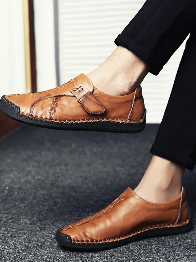🎉Hot Sale🎉Men's Durable Slip-On Leather Loafers