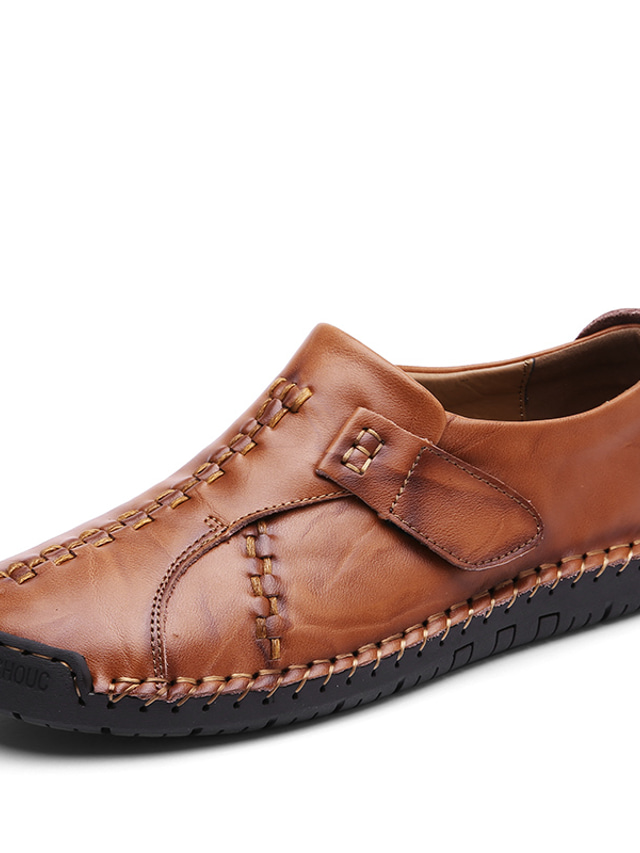  Herr Skor Loafers & Slip-Ons Läder Äkta läder Ledigt Komfort