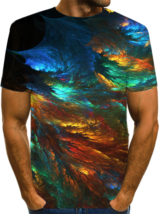Produktbild von Kaufe Männer Sommer Sport Kurzarm Rundhalsausschnitt Slim Fit T-Shirt