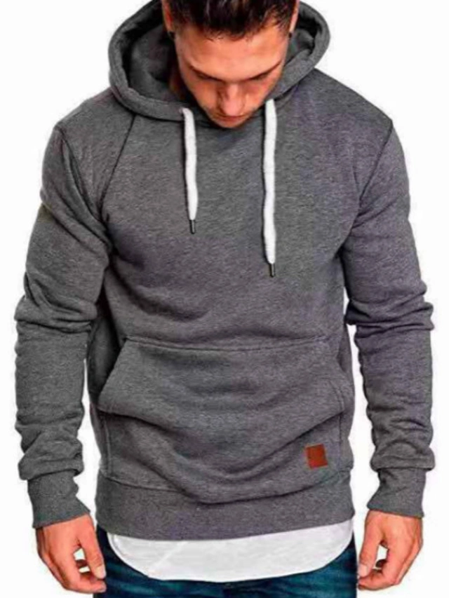 Sweat à Capuche Homme Décontracté pour Vie Quotidienne main image 0