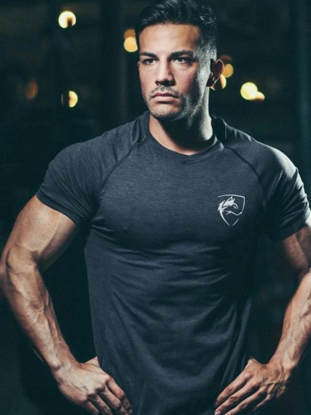  Men's Short Sleeve Workout Tops Running Shirt Tee Tshirt Top Athleisure Summer Quick Dry Breathable Soft Fitness Gym Workout Performance Running Training Sportswear White Black Blue Army Green Navy
