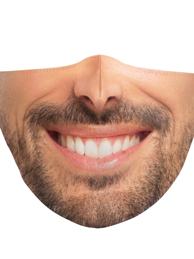  Hombre 1 pc / paquete Cubierta de la cara Resistente al Viento A prueba de polvo Máscara Básico Deporte