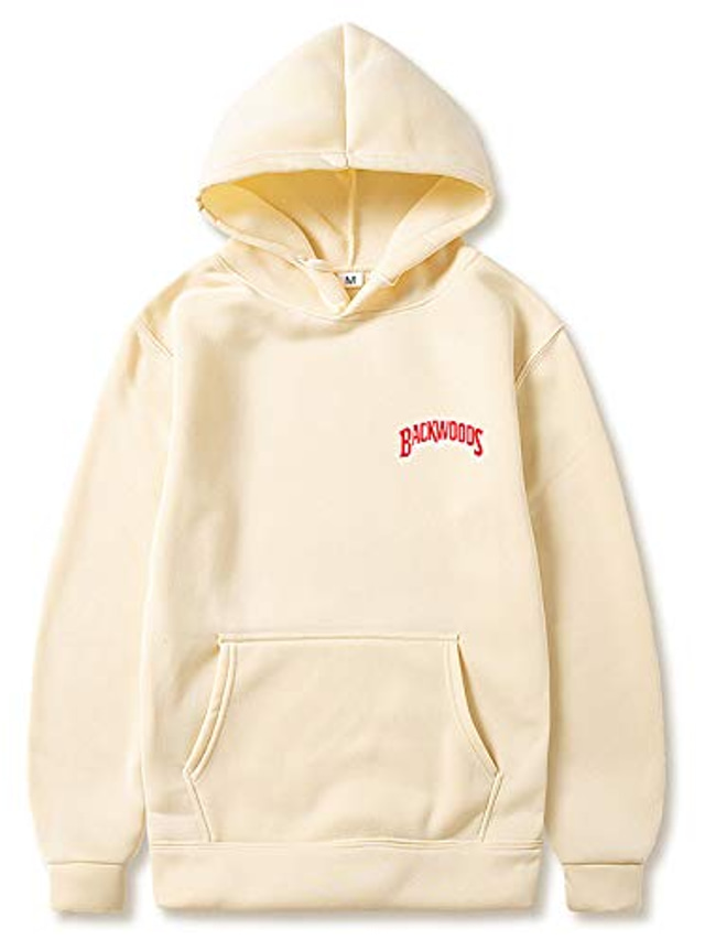  Ανδρικά νήματα με μανσέτα με κουκούλα streetwear backwoods φούτερ με κουκούλα ανδρικά μόδα φθινόπωρο χειμώνα hip hop hoodie πουλόβερ
