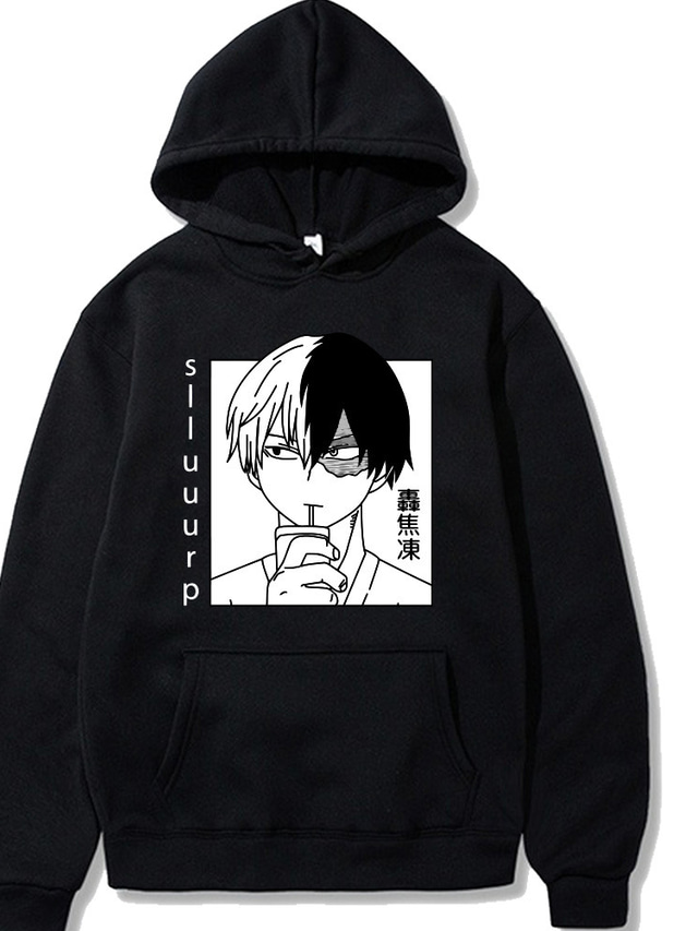Sweat à Capuche My Hero Academia YIMIAO - Impression 3D - Pour Fans Anime - Taille XS à 4XL