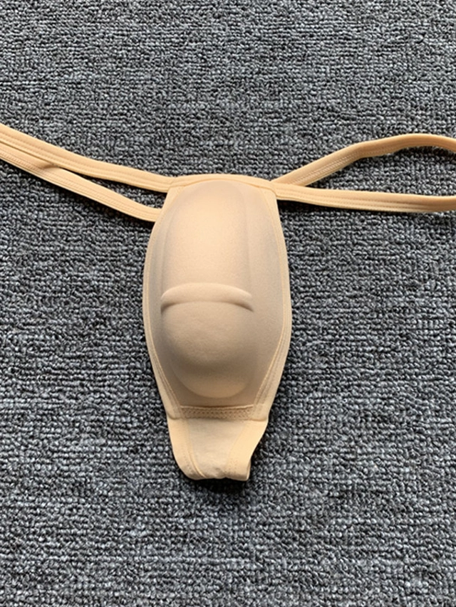 Men's Thongs Thong Underwear Gstring Underwear String Basic Polyester