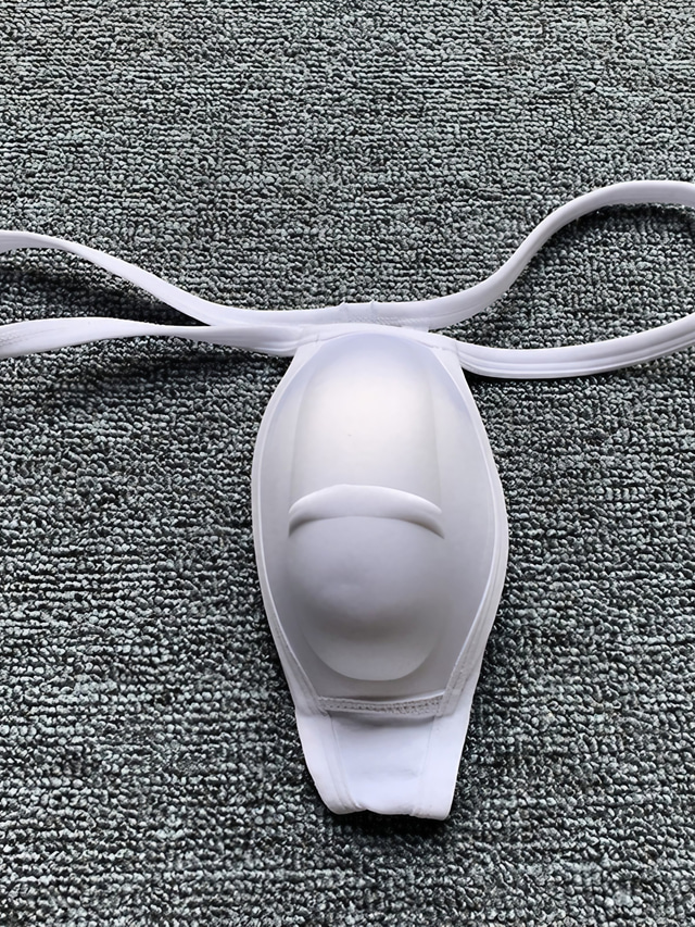 Men's Thongs Thong Underwear Gstring Underwear String Basic Polyester