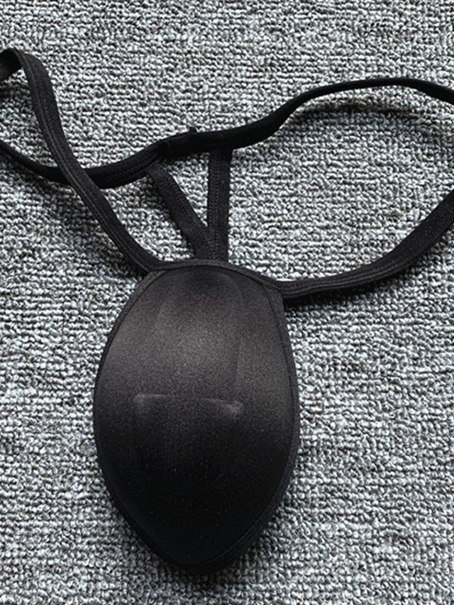 Men's Thongs Thong Underwear Gstring Underwear String Basic Polyester