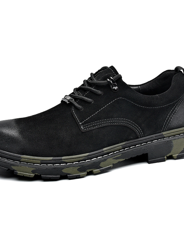  رجالي أحذية رياضية مناسب للبس اليومي المواد التركيبية أسود رمادي الخريف الربيع