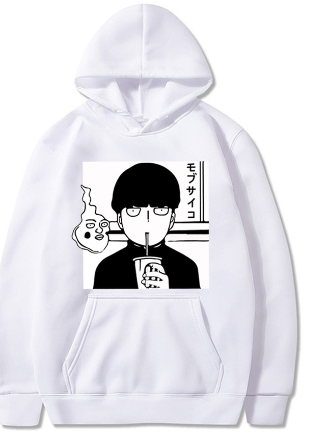  Inspired by Mob Psycho 100 Mob Anime Cartoon Manga Anime Harajuku Graphic Kawaii Hoodie For Men's Women's Adults' Hot Stamping Polyster