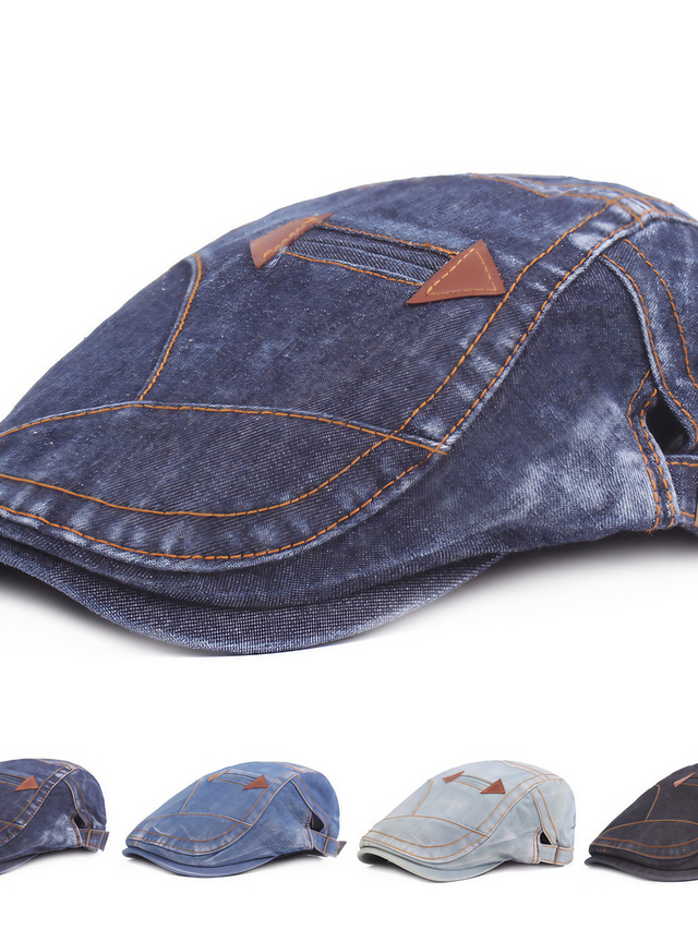 Genuine Leather Men's Flat Cap – 5 Panel Padded, Premium Quality (Size M To 2XL)