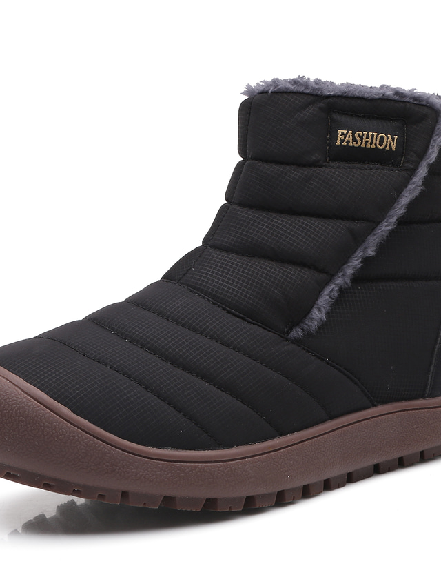  Herren Unisex Stiefel Casual Komfort Einfarbig Kunststoff Herbst Winter Schuhe / Stiefeletten / Stiefeletten