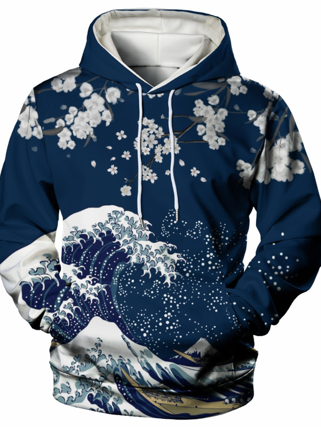 Men's Casual Printed Hoodie