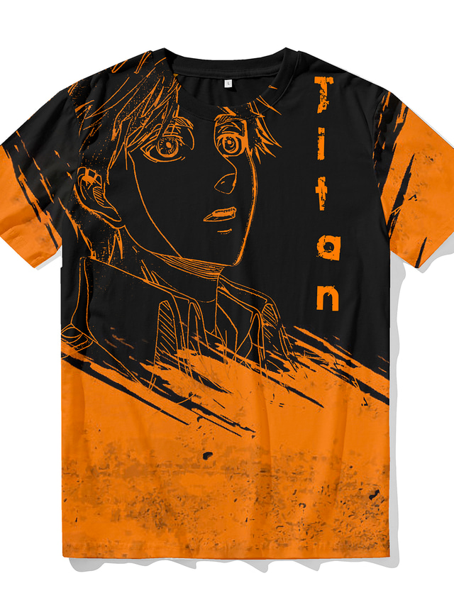 T-shirt Homme Haiiro – Eren Jager / Rainer Braun – Attack On Titan – Blanc – Taille M