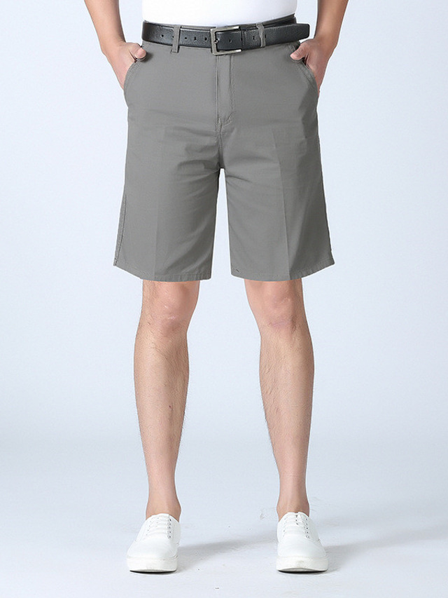 Short en Coton Style Chino pour homme grande taille