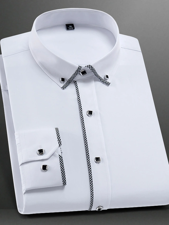 Men s Dress Shirt Tuxedo Shirts Casual Shirt Solid Color Solid Colored men-s-dress-shirt-tuxedo-shirts-casual-shirt-solid-color-solid-colored