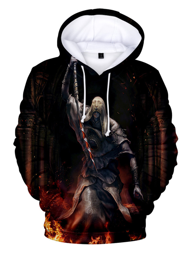 Inspired by Elden Ring Cosplay Hoodie Anime 100% Polyester Anime 3D ...