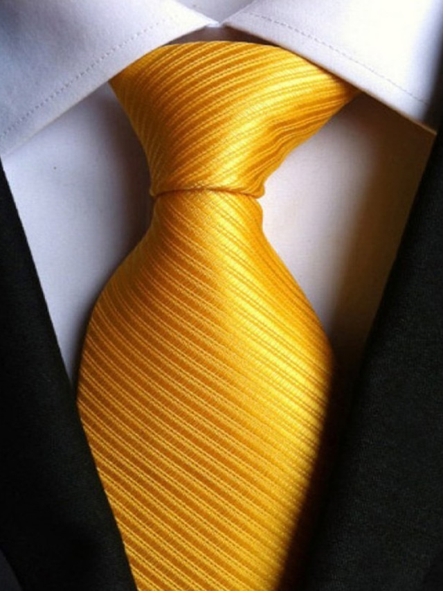  Men's Ties Neckties Work Wedding Gentleman Striped Formal Business