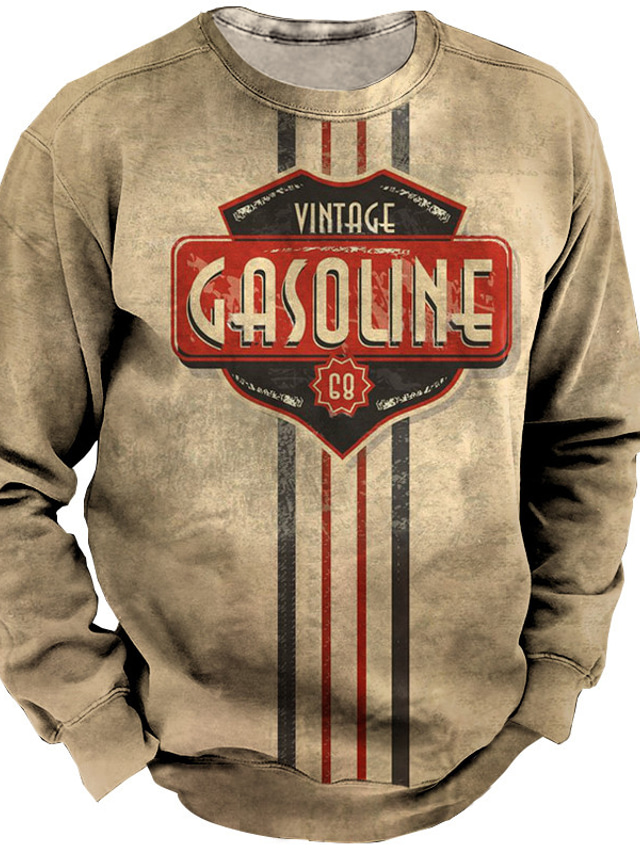 Sweat-Shirt Femme Oversize Col Rond - Imprimé Lettres Y2K Vintage - Manches Longues Décontracté Streetwear
