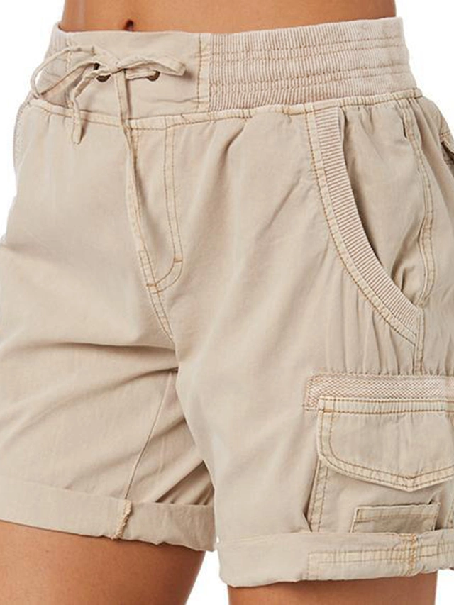 Short Sport Femme NLAND - Bermuda Été Avec Poches - Fitness, Yoga, Vacances