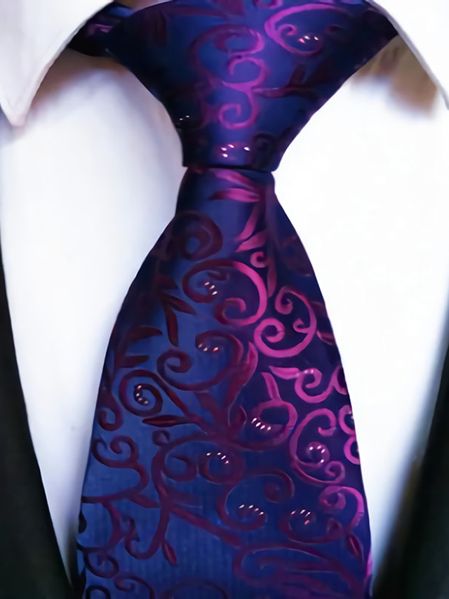  Corbata de hombre - corbatas florales clásico moda fiesta reunión traje corbatas de negocios 1 pc corbata para hombre corbata clásica corbatas florales estampado jacquard corbata moda vintage formal negocio