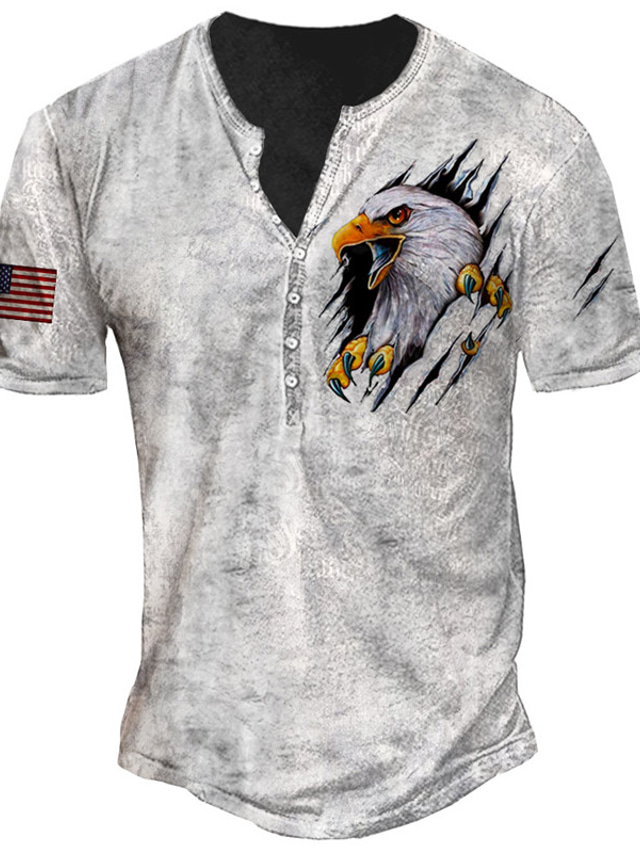Hell Studios Star Knock Out Tee Trendy Printed Mens Cotton