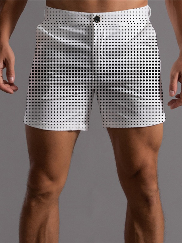  Herren Chino Bermuda Shorts Shorts Kurze Hosen 3D-Druck Tasche Designer Modisch Casual / sportlich Geschäft Casual Täglich Mikro-elastisch Komfort Weich Plaid Gitter Grafik-Drucke Mittlere