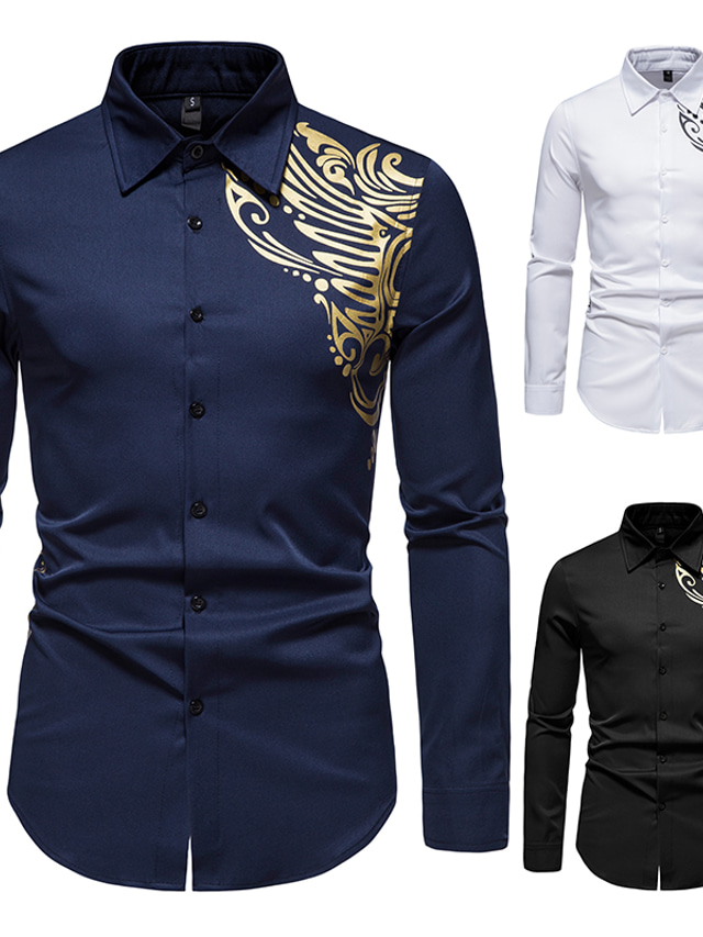 Chemise Homme Mariage Manches Longues Regular Fit - Business Casual Avec Poche