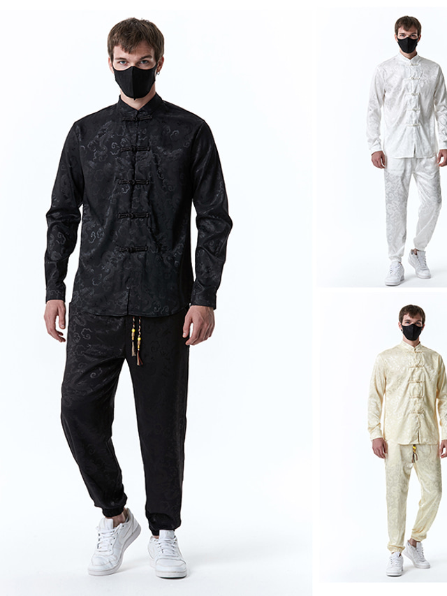 Ensemble Survêtement Homme été – T-shirt Et Pantalon De Sport Coton, Décontracté Pour Plage Et Vacances