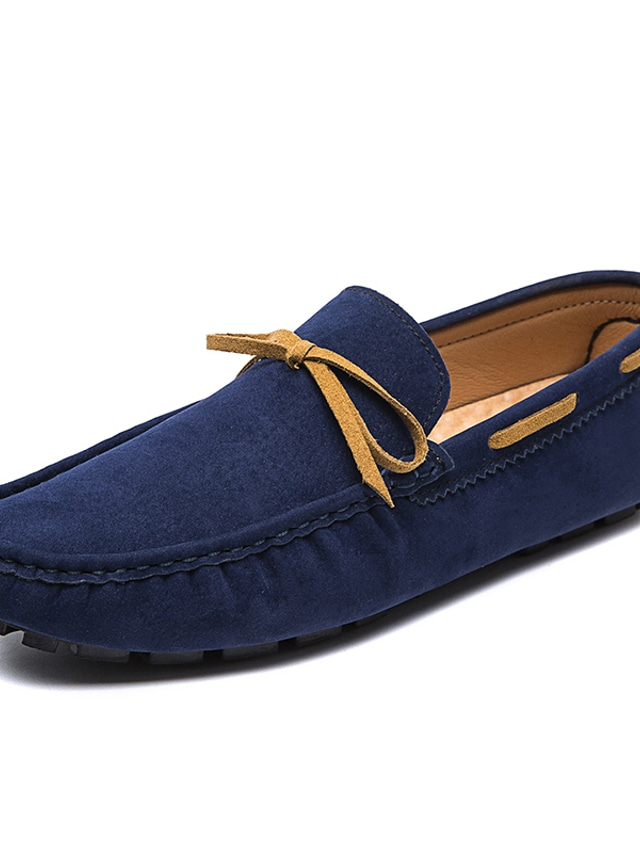 Osheoiso Mocassins Femme Vintage Cuir Chaussures Casual