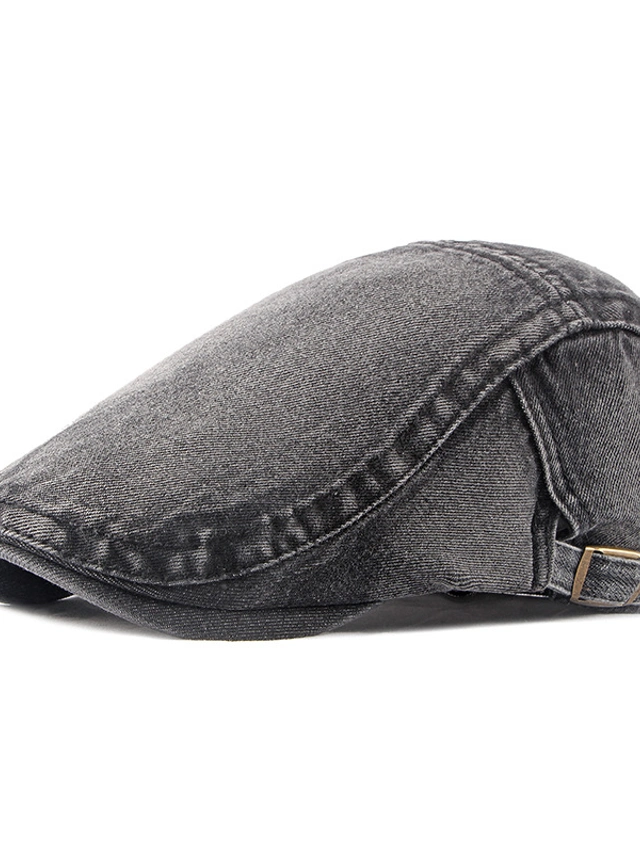 Chapeau Newsboy Homme En Laine Mélangée - Style Rétro, Réglable, Chaud Pour L'Hiver Et Activities Extérieures