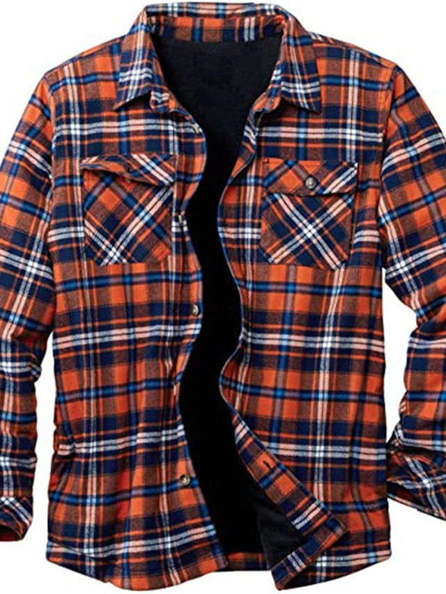  мужская куртка-рубашка флисовая рубашка верхняя рубашка теплая повседневная куртка верхняя одежда в клетку серый зеленый зеленый синий осень-зима