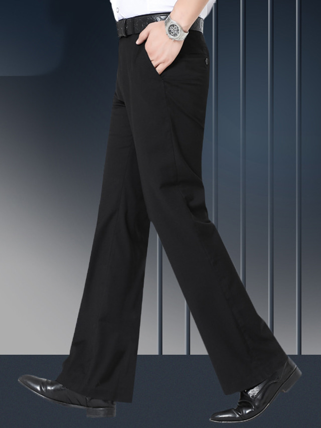 Pantalon évasé Pour Homme - Coupe étroite Style Années 70-80 - Pour Carnaval, Disco, Look Rétro Hippie - Tendance Décontractée